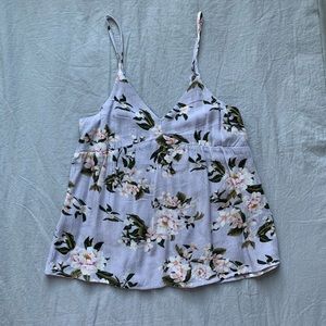 American Eagle Floral Flowy Tank XS